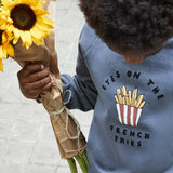 Sweatshirt raglan french fries
