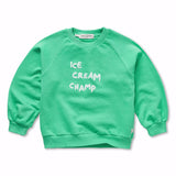 Raglan sweatshirt ice cream champ