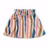 Paperbag skirt stripes