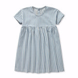 Striped A-line dress