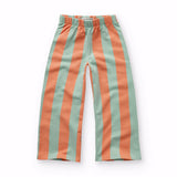 Girls wide sweat pants stripe