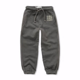Sweatpants washed black