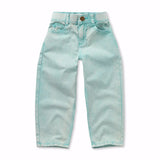 Denim pants green