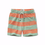 Terry shorts block stripes