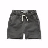 Sweat shorts washed black