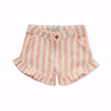 Ruffle short small stripe