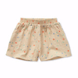 Muslin shorts sprinkle print