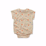 Loose romper sprinkle print