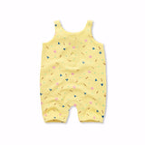 Strap baby onesie sprinkle print