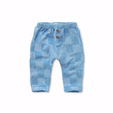 Baby loose pants terry blocks