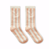 Socks stripe pink