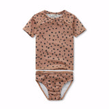 Girls swimset animal print