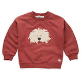 Sweatshirt moustache dog