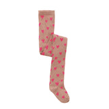 Tights hearts red