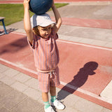 Terry shorts small stripes