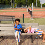 Paperbag skirt stripes