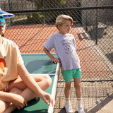 Terry sport shorts green
