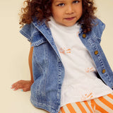 Peplum T-shirt ice cream print