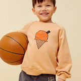 Raglan sweatshirt ice cream