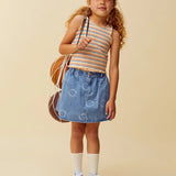 Rib singlet top stripes