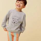 Raglan sweatshirt cheetah