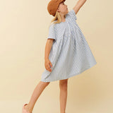 Striped A-line dress