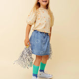 Girls T-shirt puff sleeves