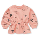 Girls peplum sweatshirt