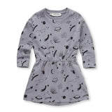 Dress universe print