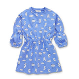 Kleid mit Wolkenmann-Print