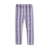 Winter legging purple stripe