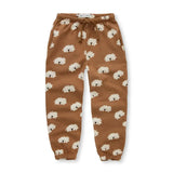 Pantalones deportivos con estampado de perro bigote