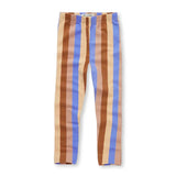 Leggings de invierno con rayas multicolor