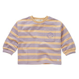 Sweatshirt boxy ls small stripes