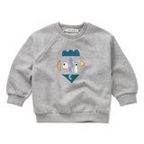 Sweatshirt raglan Self potrait grey