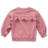Sweatshirt ruffles back