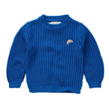 Sweater cable knit blue