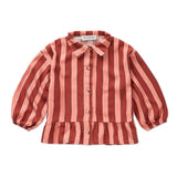 Loose girls blouse stripe