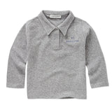 Polo shirt grey melee