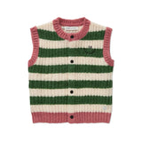 Knitted vest stripes