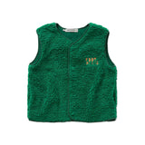 Loose teddy gilet
