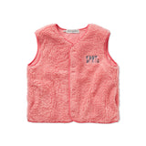 Loose teddy gilet