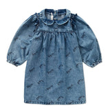 Denim dress blue