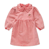 Denim dress pink