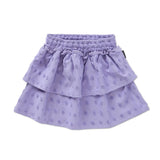 Ruffle skirt polka dots