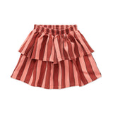 Woven skirt stripes
