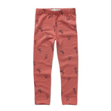 Winter legging tullips print