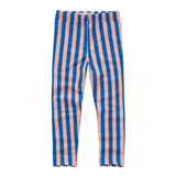 Winter legging blue pink stripe