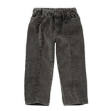 Corduroy pants black washed