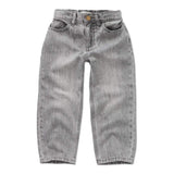 Loose denim pants grey